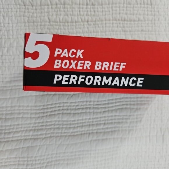 Puma 5 Pack Boxer Briefs Men's L (36-38) Grey Black Tag Free Fast Dry Stretch - Picture 5 of 11